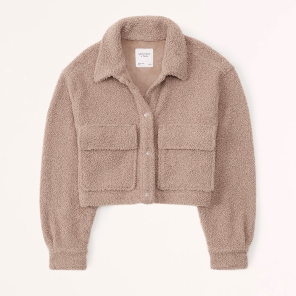 Cropped Sherpa Jacket